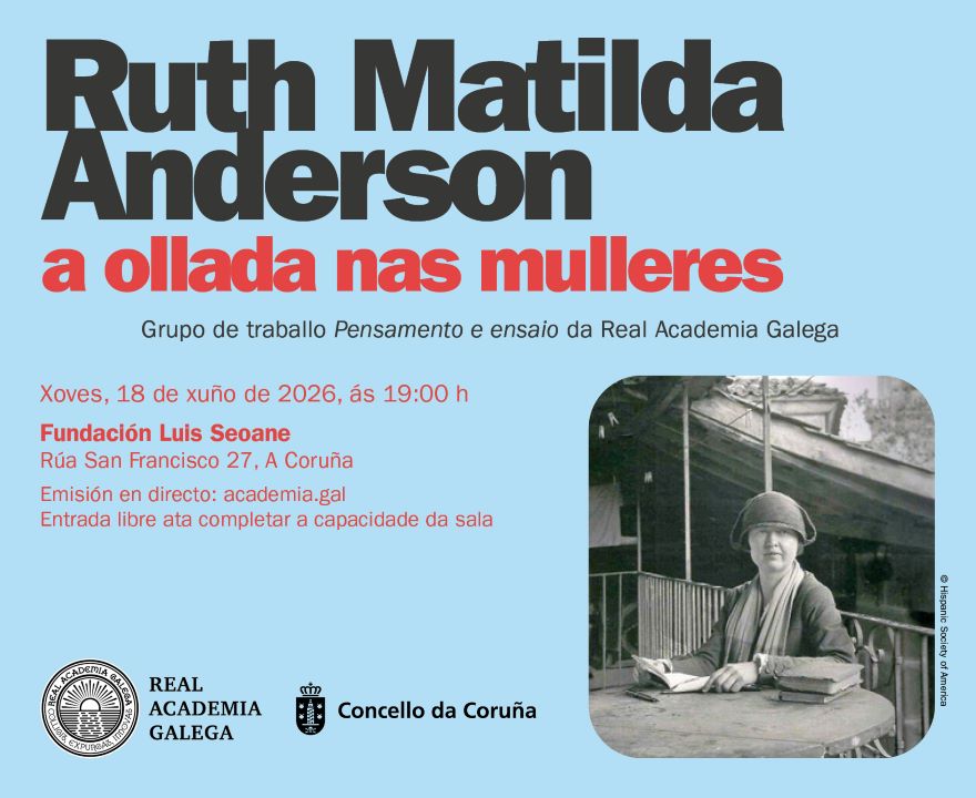 A ollada nas mulleres de Ruth Matilda Anderson centra a xornada do grupo 'Pensamento e ensaio'
