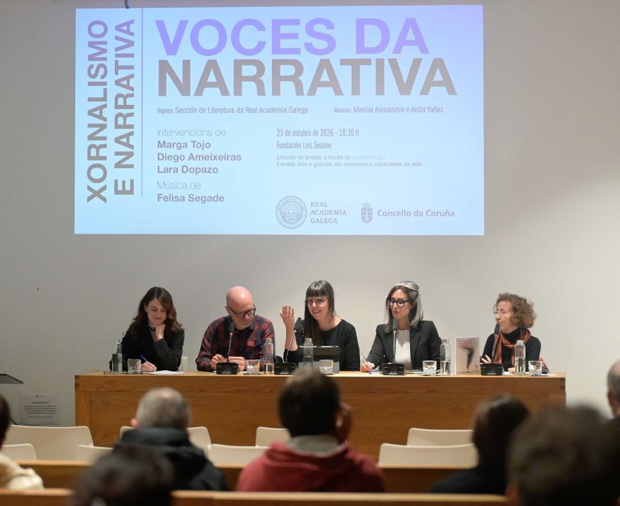 'Voces da narrativa' afonda nos vasos comunicantes entre xornalismo e literatura